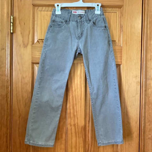 Boys size 8 Levi’s gray jeans with adjustable waist - Picture 1 of 9